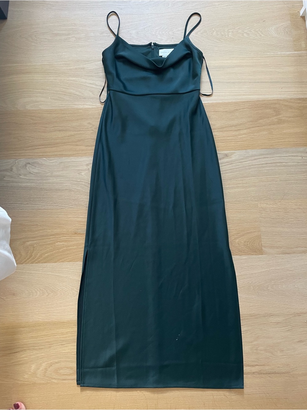 Green maxi dress